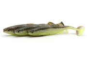 GUMA SAVAGE GEAR FAT-TAIL MINNOW - GREEN PEARL YELLOW