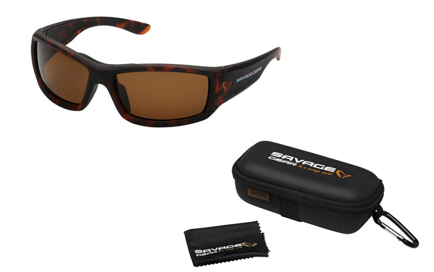 OKULARY POLARYZACYJNE SAVAGE GEAR SAVAGE2 PŁYWAJĄCE - BROWN