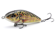 UNIKATOWY WOBLER SALMO FATSO SINKING 8cm - TROUT