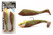 GUMA SPRO SALTY BEAST MEGA JIG SHAD 24cm/470g - ORANGE/CHARTREUSE