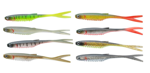 GUMY CORMORAN SNAKE FIN SHAD - PUMPKIN SNAKE