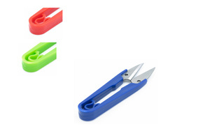 NOŻYCZKI DO PLECIONKI FL MIX COLORS PLASTIKOWE 10,5cm