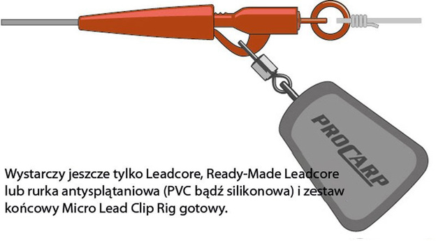 CORMORAN PRO CARP MICRO LEAD CLIP - PIASEK