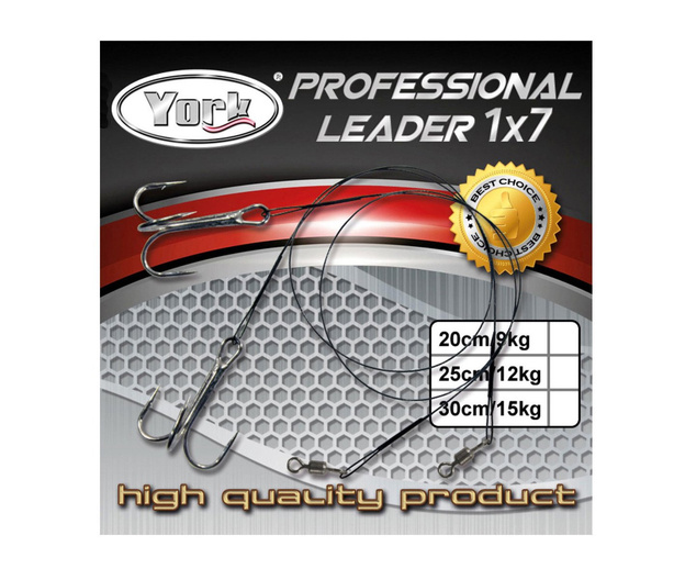 PRZYPON PROFESSIONAL YORK Z KOTWICĄ 1x7 12/25cm