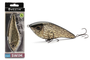 P036-630-015 - WESTIN JERK SWIM GLIDEBAIT 12cm/53g- REAL PIKE