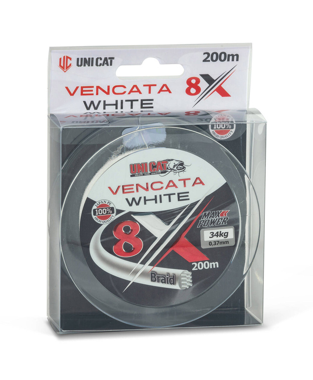 PLECIONKA UNI CAT VENCATA WHITE 0,50mm/200m