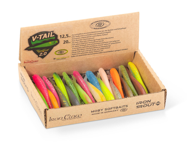 ZESTAW GUM SANGER NON TOXIC V-TAIL 2.0-19cm 