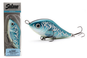 QSD420 - SALMO WOBLER SLIDER SINNKING 12cm - HOLOGRAPHIC SUPER BLEAK