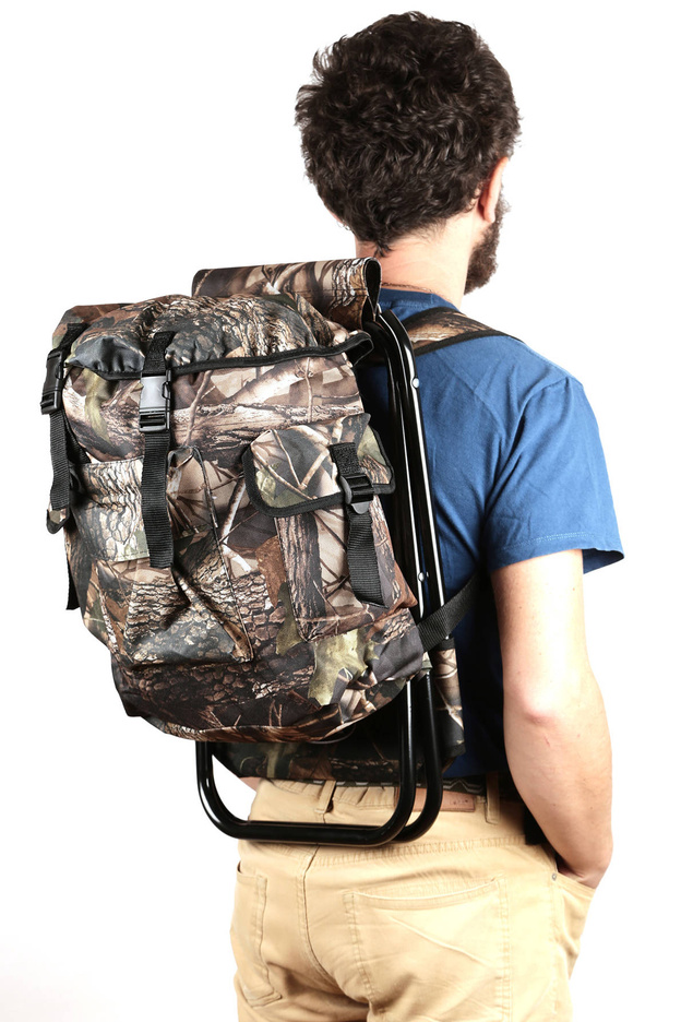 DUŻE SKŁADANE KRZESŁO KAMUFLAŻ YORK - KY07L