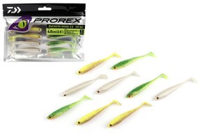 DAIWA ZESTAW GUM PROREX DUCKFIN SHAD - UV MIX 6cm
