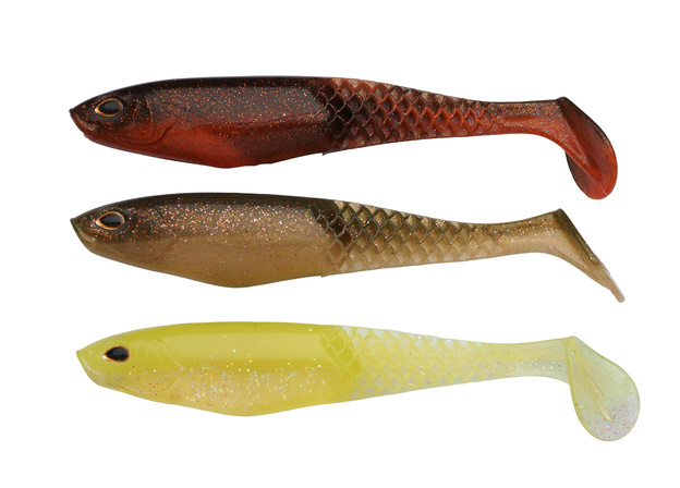 ZESTAW GUM BERKLEY POWERBAIT CULLSHAD 15cm - DARK WATER MIX