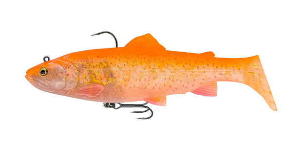 GUMA SAVAGE GEAR 3D TROUT RATTLE SHAD 17cm/90g - CLEAR ALBINO