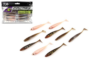 ZESTAW GUM DAIWA PROREX DUCKFIN SHAD - NATURE MIX 6cm