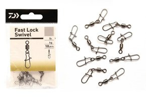 14905-410 - DAIWA AGRAFKI Z KRĘTLIKIEM FAST LOCK 10-7kg