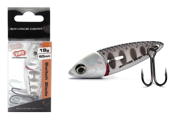 WAHADŁÓWKA SAVAGE GEAR SWITCH BLADE MINNOW- PEARL WHITE