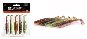 ZESTAW GUM SAVAGE GEAR FAT MINNOW T-TAIL CLEAR WATER MIX UV 7,5cm