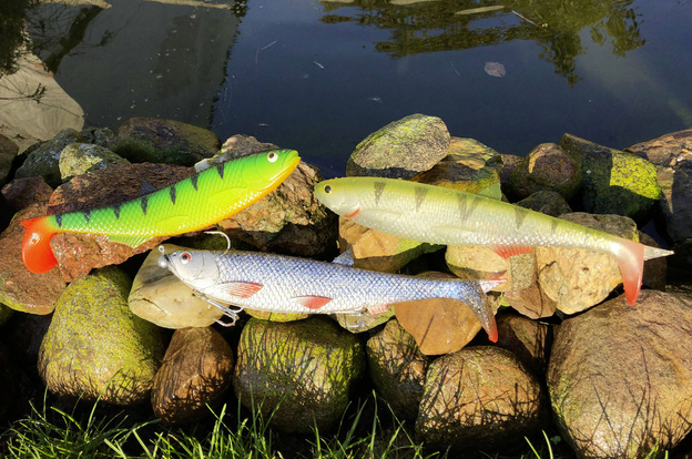 GUMA QUANTUM YOLO PIKE SHAD 22cm/60g - ZANDER