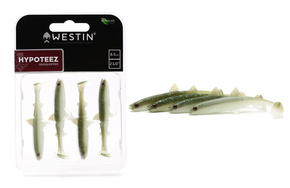 GUMY WESTIN HYPOTEEZ 6,5cm/4szt - GRASSHOPPER UV