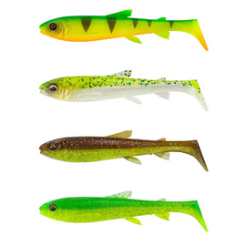GUMY SAVAGE GEAR 3D WHITEFISH SHAD 9cm/4szt - DARK WATER MIX