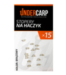 STOPERY NA TRZONEK HAKA UNDERCARP BRĄZOWE 15szt