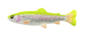GUMA SAVAGE GEAR 4D LINE THRU PULSE TAIL TROUT - LEMON TROUT