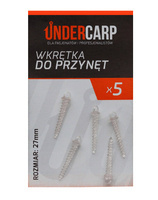 UC439 - UNDERCARP WKRĘTKI PLASTIKOWE DO KULEK PROTEINOWYCH 27mm